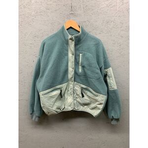 Madewell MWL (Re)sourced‎ Sherpa Snap-Front Fleece Jacket Size Small